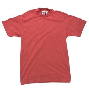 Warner Bros Acme Clothing Co shirt Blank Light Red Men Large USA Made 1991